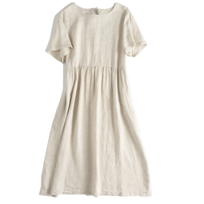 Casual Linen Dress/ Linen Dress For Women/ Loose linen dress